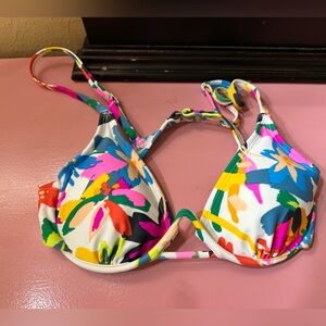 Xhilaration Multicolor Bikini Top
